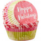 Capacillos happy holidays x 75 unidades