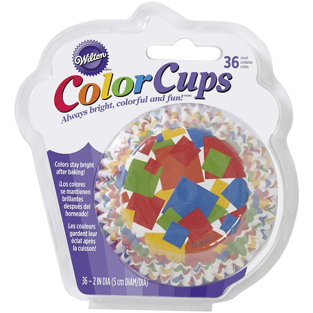 Capacillos ColorCups confeti x 36 unidades
