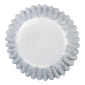 Capacillos para bombones plateado x 75 unidades