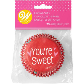 Capacillos san Valentín dulce x 75 unidades  