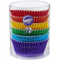 Capacillos arcoiris metalizados x 72 und