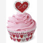 Combo cupcakes corazones x 24 pcs