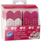 Cajas en papel corazones x 12 und