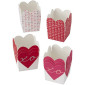 Cajas en papel corazones x 12 und