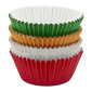 Capacillos arcoiris metalizados x 48 und