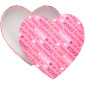 Caja en forma de corazón x und
