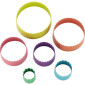 Set cortadores doble redondos x 6 