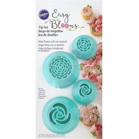 Juego de boquillas para flores x 4