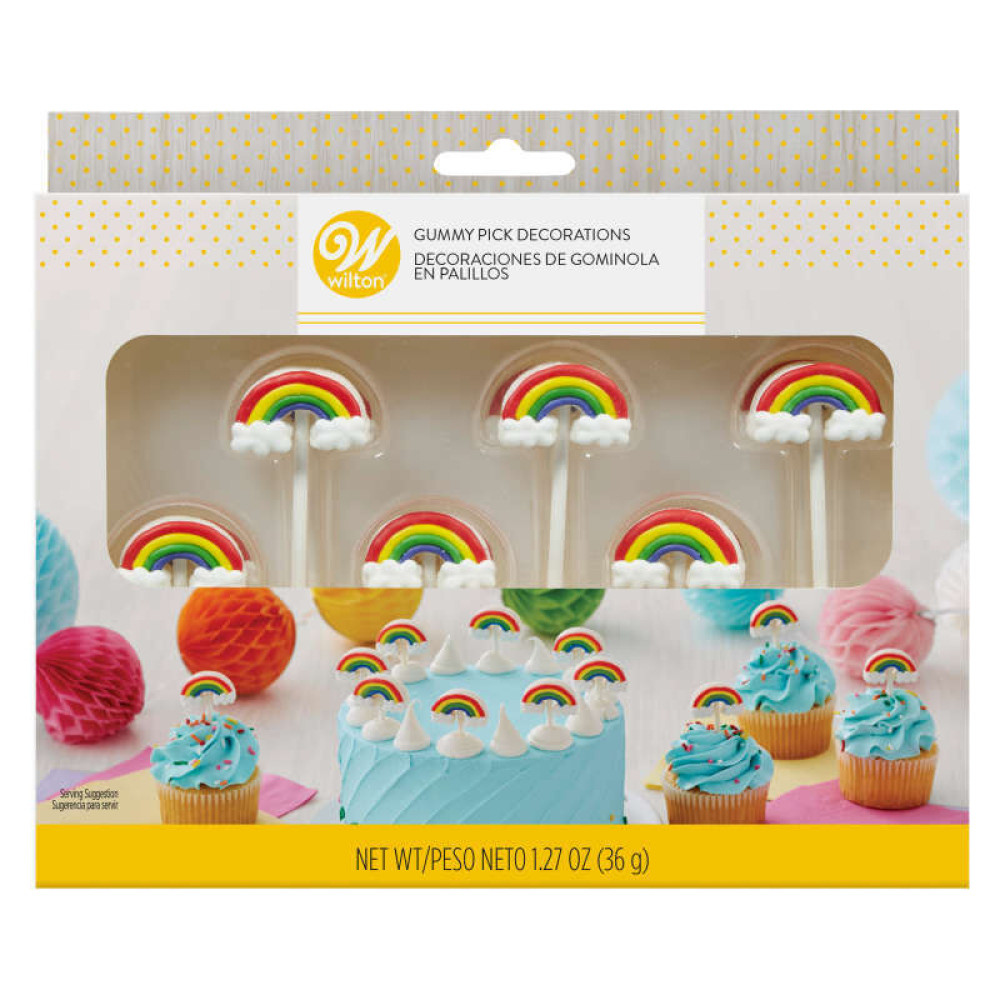 Picks arcoiris de dulce