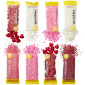 Mix grageas corazón rosa y rojo x 8 diseños