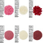 Mix grageas corazón rosa y rojo x 8 diseños