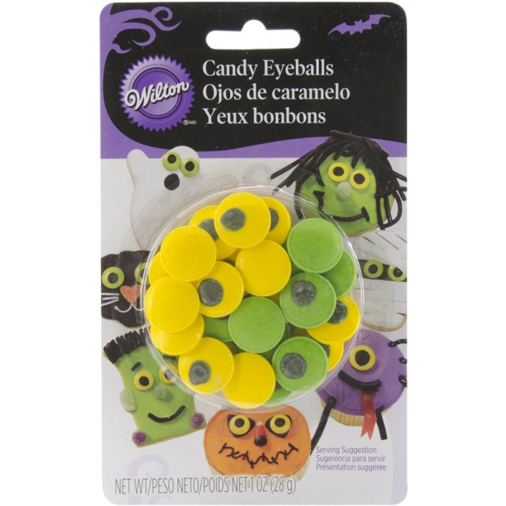 Ojos de caramelo decorativos x 28 g