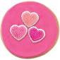 Decoración glass mini corazones