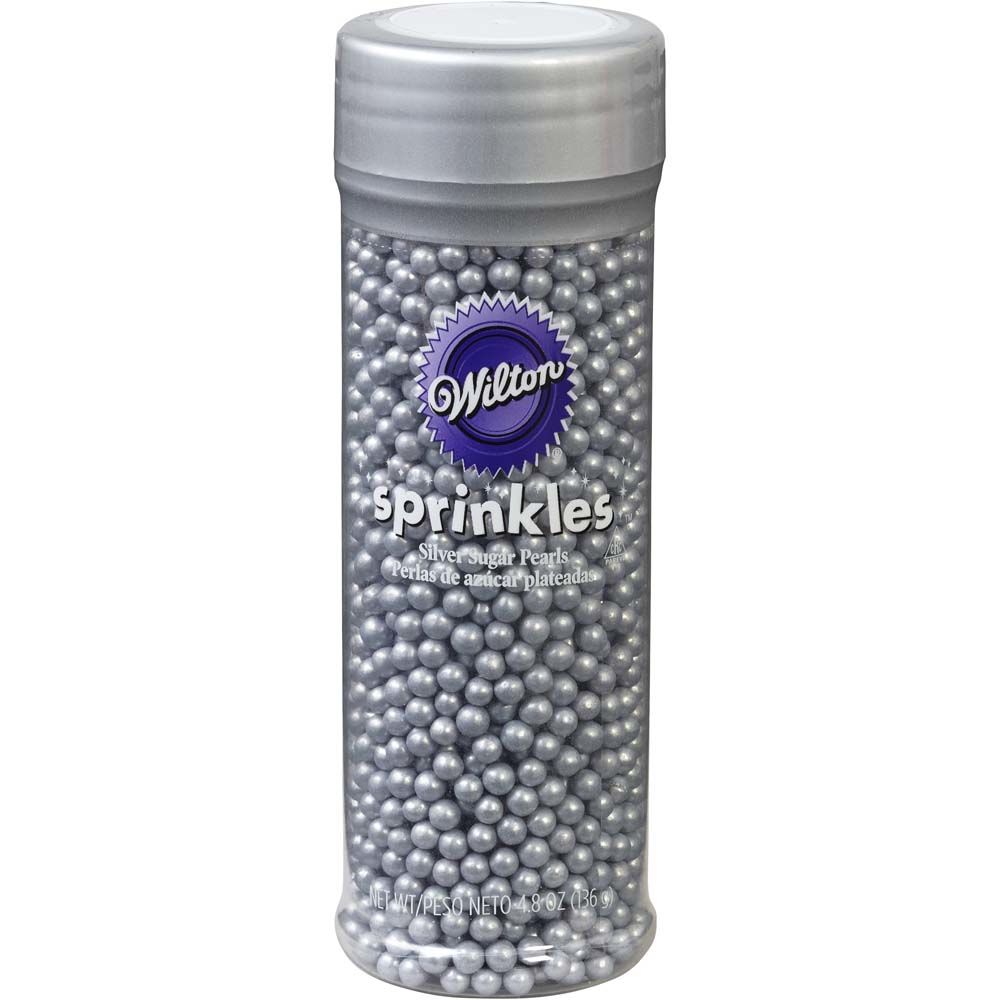 Perlas plateadas x 136g