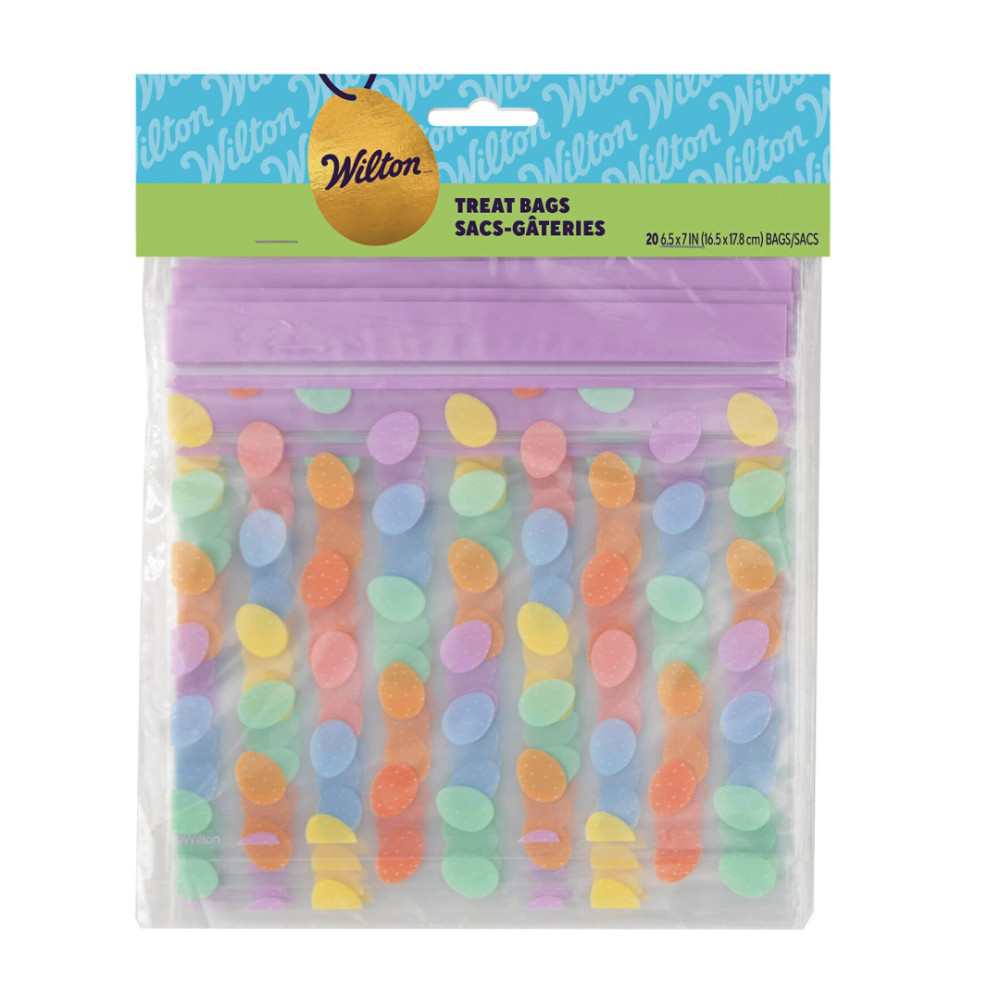 Bolsas resellable huevitos colores x 20 und