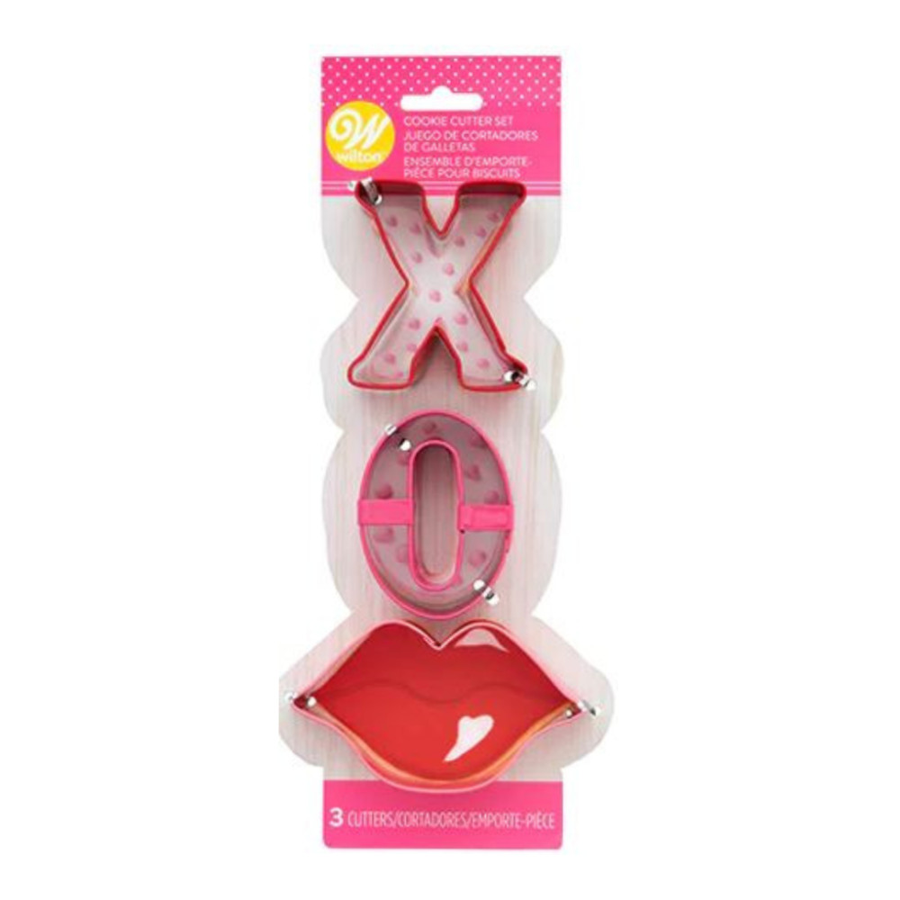 Cortadores san valentin x 3 pcs