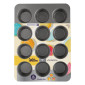Molde para cupcakes estándar x 12 cav