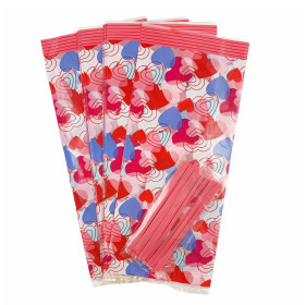 Bolsas corazones colores x 20 und