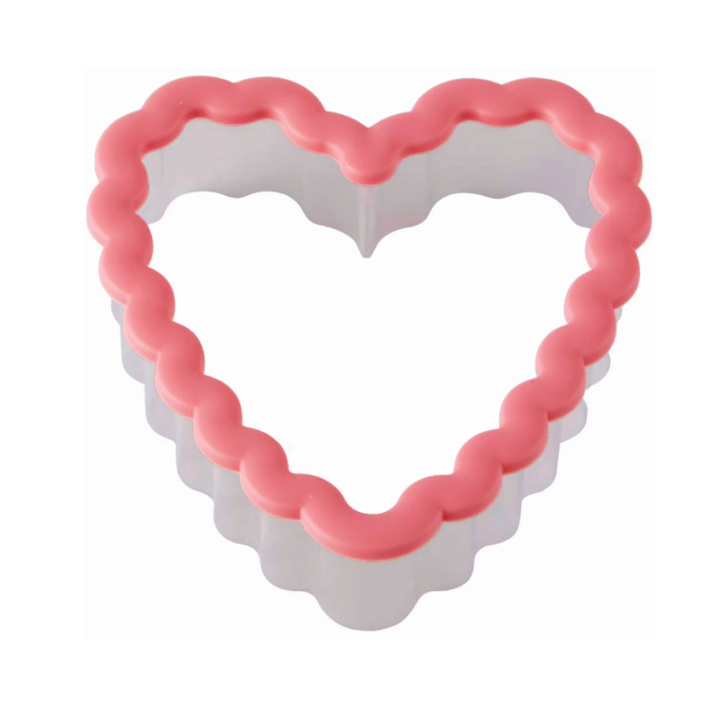 cortador corazon ondulado