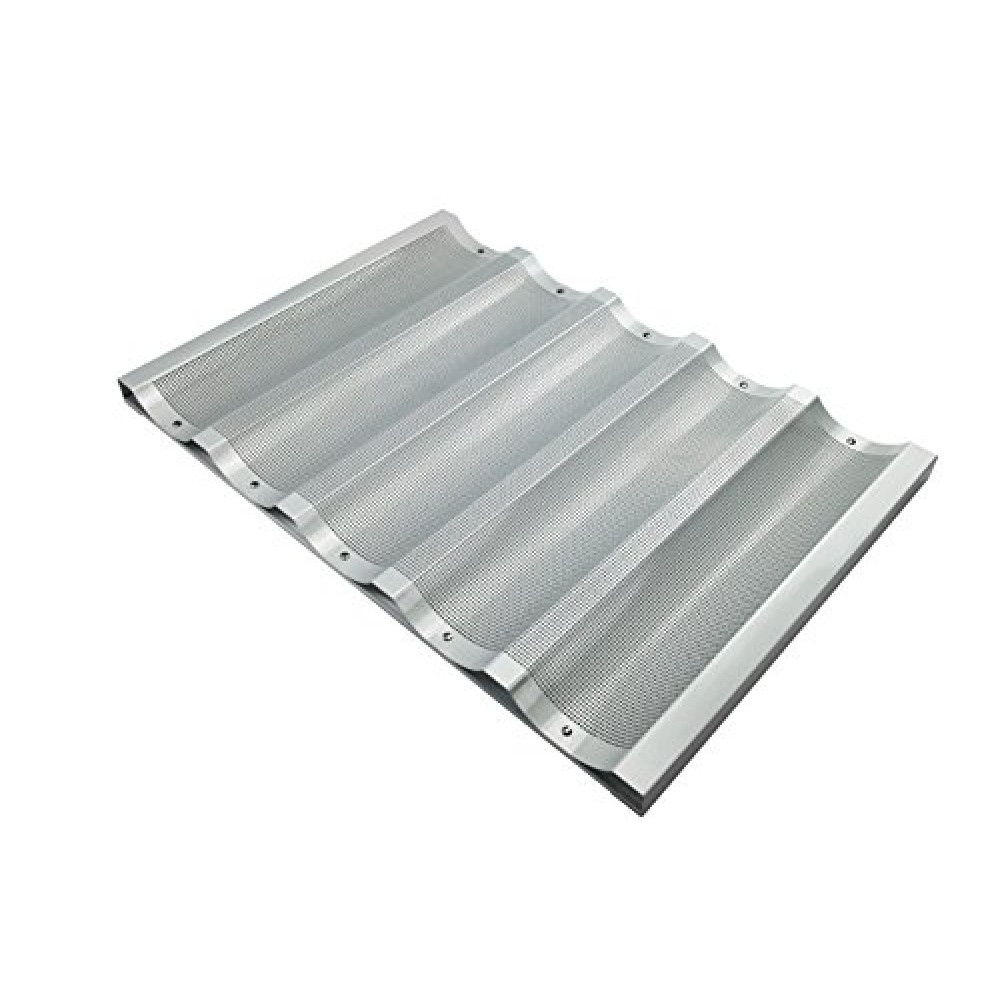 Bandeja para baguette ancha 5 ranuras 46 cm 