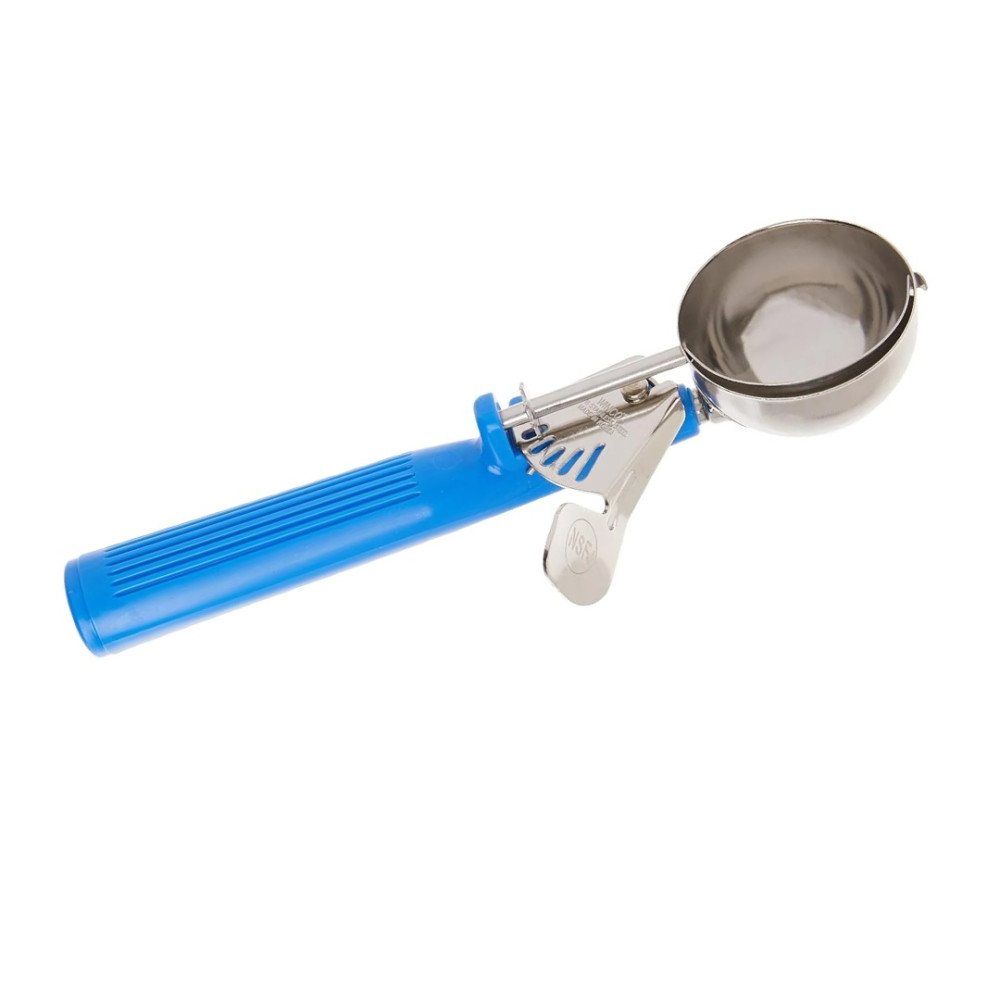 Cuchara para helado azul 16