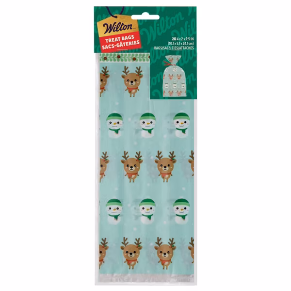 Bolsas amigos de santa x 20 und